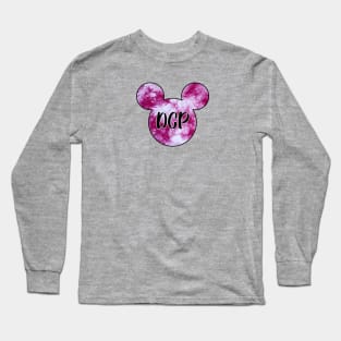 dcp pink tie dye ears Long Sleeve T-Shirt